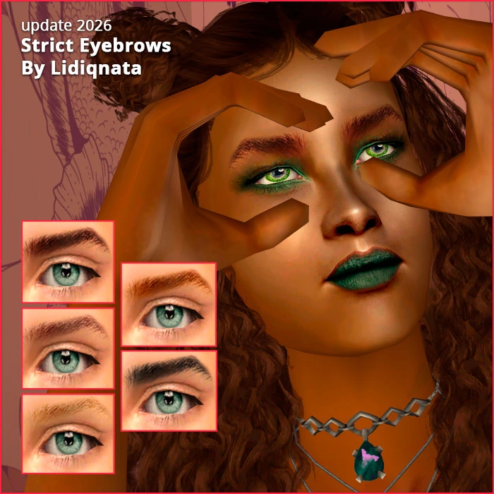 eyebrows strict lidiqnata for sims 2